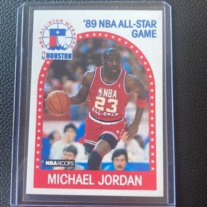 NBA hoops Michael Jordan 1989 All-Star card #21
